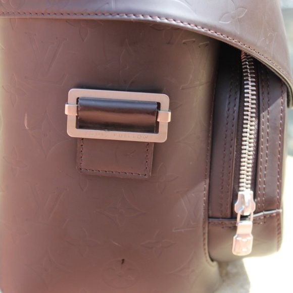 Louis Vuitton Terre Vernis Matte Leather Bag - Picture 6 of 16